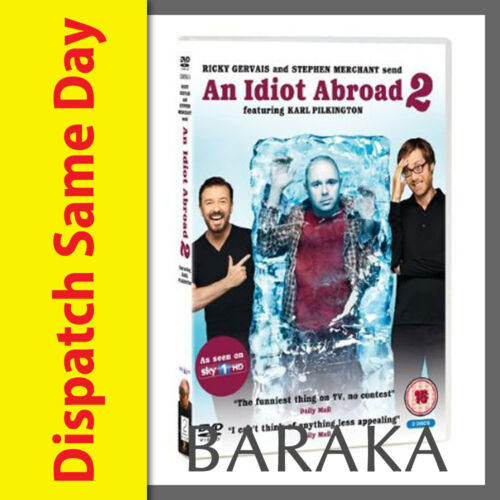 AN IDIOT ABROAD 2 - SEASON Series 2 - DVD R4 DVD Box set