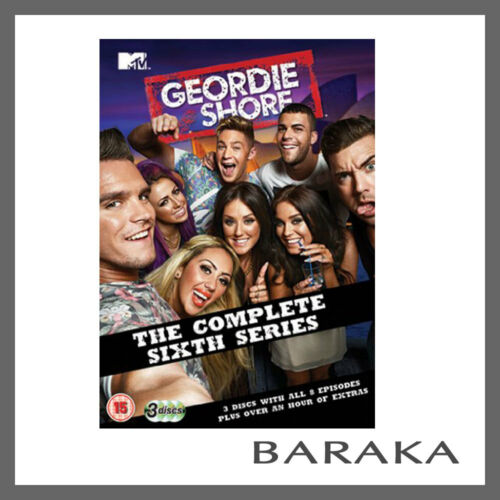 GEORDIE SHORE Complete Season TV Series 6 DVD sixth R4 New & Sealed Box Set