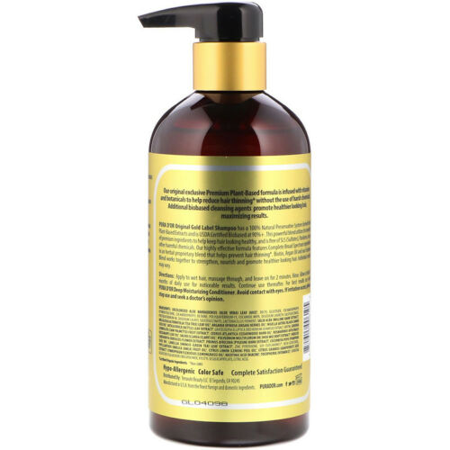 Pura D'or, Pura Dor Gold Label Anti-Hair Thinning, Hair Loss Treatment Shampoo