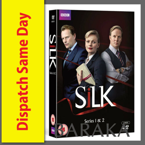 SILK Complete Series 1 & 2 BBC DVD Box Set one two 1st 2rd 4 Discs R4/Aus