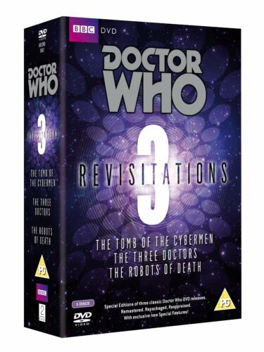 Doctor Who Revisitations Vol.3 R4 DVD Box Set Tomb of The Cybermen Three Doctors