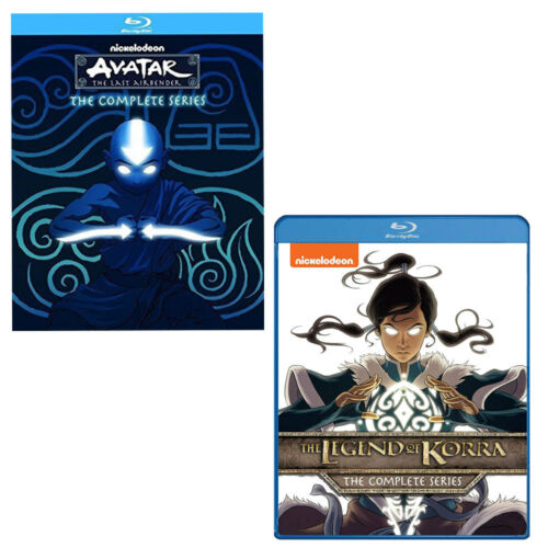 Avatar The Last Airbender 1, 2, 3 + Legend of Korra Book 1, 2, 3 & 4 Blu ray RB