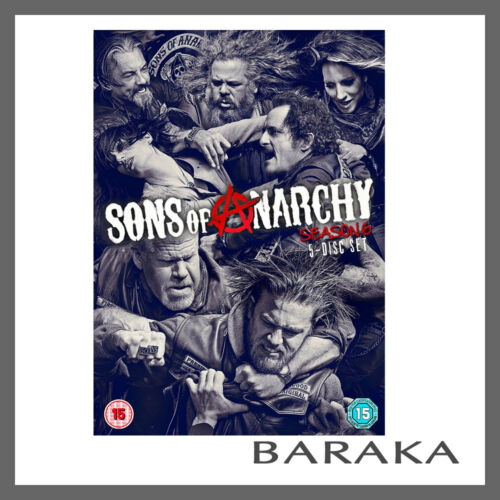 SONS OF ANARCHY COMPLETE SEASON SERIES 6 DVD box set R4 Six Sixth New Sealed