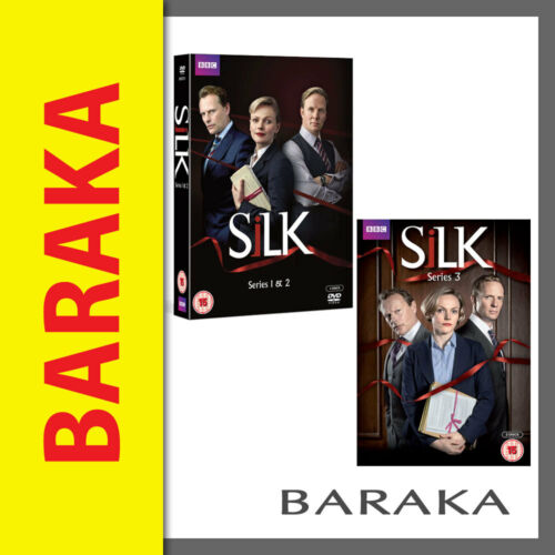 SILK Complete Series 1, 2 & 3 BBC DVD Box Set 6 Discs R4/Aus New & Sealed