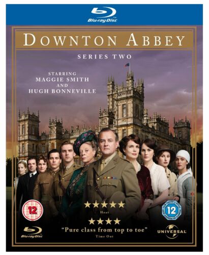 DOWNTOWN ABBEY DOWNTON ABBEY COMPLETE blu SEASON SERIES 2 - 4 DISCS RB