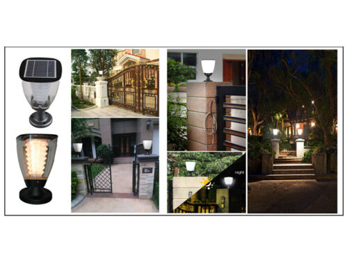 Solar LED Garden Light Gate Pillar Post Lights European High Quality Helio 100L