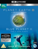 Planet Earth II, Blue Planet II Blu ray + 4K Ultra HD Box Set David Attenborough