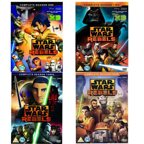 Star Wars Rebels Season Series 1, 2, 3 & 4 DVD New & Sealed R4