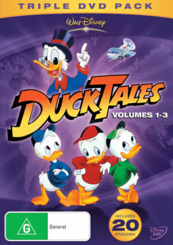 Ducktales volume 1, 2 & 3 DVD R4 Triple DVD pack New sealed