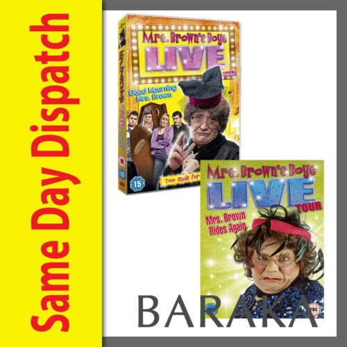 MRS BROWNS BOYS LIVE TOUR: GOOD MOURNING MRS BROWN RIDES AGAIN DVD R4 BROWN'S