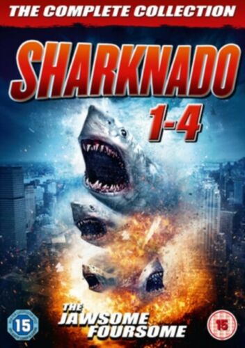 Sharknado 1, 2, 3 & 4 movies DVD collection New Sealed