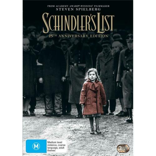 Schindler's Schindlers List 25th Anniversary Edition DVD R4