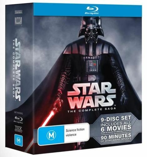 Star Wars: The Complete Saga Blu-ray New & Sealed Region B