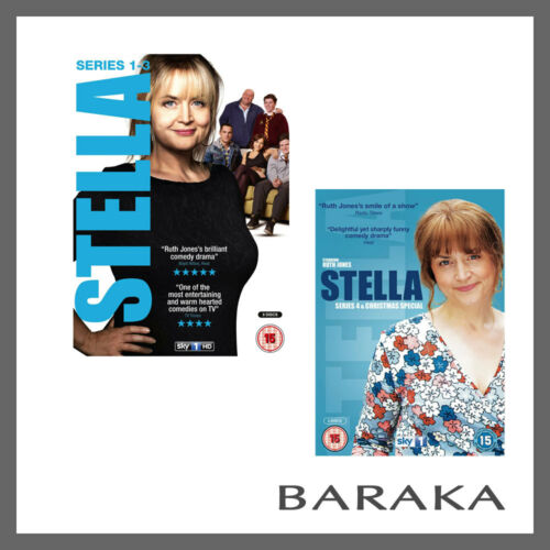 Stella Series season 1, 2, 3, 4 + Christmas Special DVD Box Set R4 Ruth Jones
