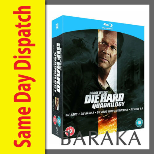 Die Hard Quadrilogy Blu-ray Box Set Region Free Bro