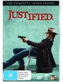 Justified Season Series 3 DVD box set Region 4 New & Sealed