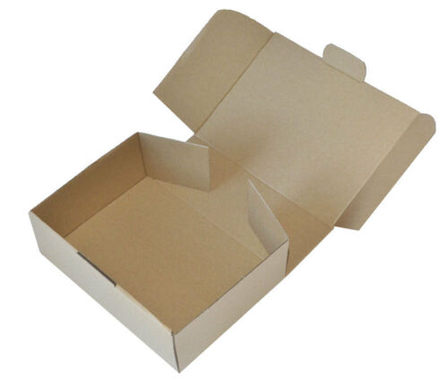 20 BX1 Mailing Packing Boxes Carton 230mm x 171mm x 78mm Die Cut brown Cardboard