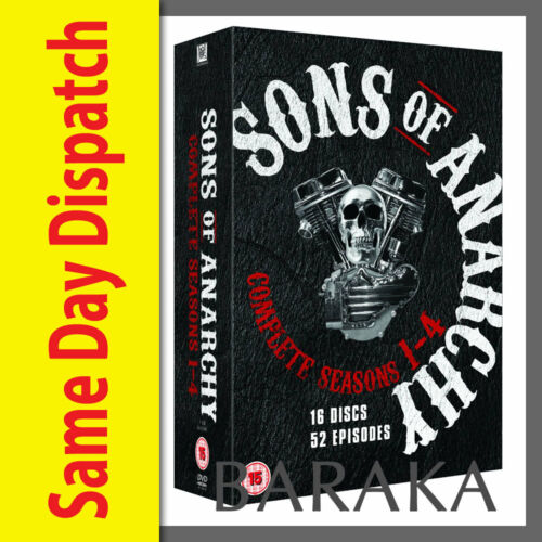 Sons of Anarchy The Complete Seasons Series 1 2 3 4 DVD Box set 1 - 4 CLEARANCE