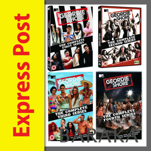 Geordie Shore Series Season 1, 2, 3 & 4 DVD Set Complete TV Jersey shore fans R4