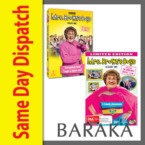 MRS BROWNS BOYS Brown's Boy Series 1 & 2 + Christmas Special DVD Box Set R4 BBC