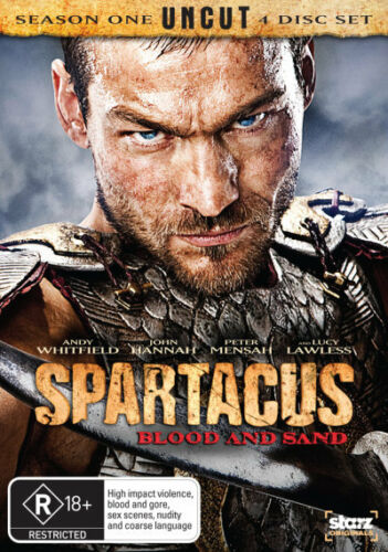 SPARTACUS Blood and Sand Series SEASON 1 R4/Aus Uncut 4 Disc Set "Clearance"