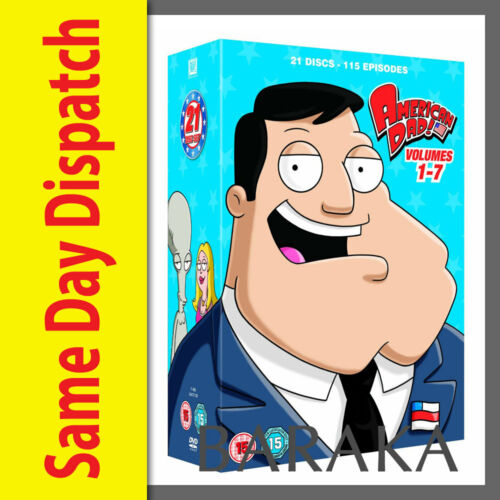 American Dad! The complete Season series 1, 2, 3, 4, 5, 6 & 7 DVD box set 1 - 7