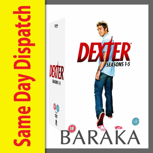 DEXTER COMPLETE SEASONS SERIES 1, 2, 3, 4 & 5 DVD BOX SET COLLECTION 21 DISC R4