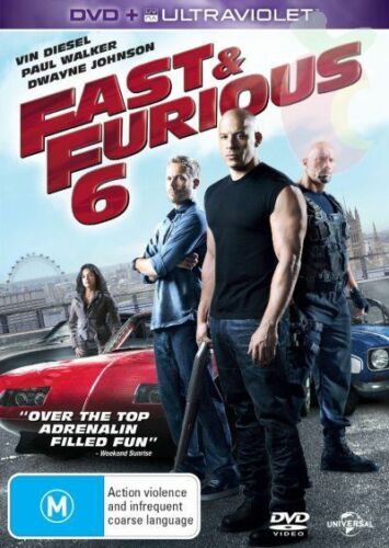 FAST and FURIOUS Complete 1, 2, 3, 4, 5 & 6 DVD Box Set R4 New 1 - 6