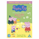 Peppa Pig Triple Piggy in Middle, Birthday Party, Bubbles 3 discs Vol 4 - 6 DVD