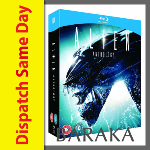 Alien Anthology Quadrilogy Movies 1 2 3 4 BLU RAY 2012 New & Sealed Region Free
