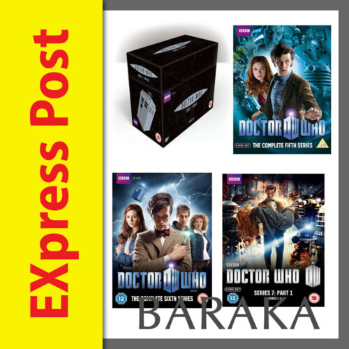 Doctor Who Complete Seasons Series 1, 2, 3, 4, 5, 6 & 7 part 1 DVD Box Set New