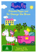 Peppa Pig Princess Peppa and Sir George The Brave Region 4 / Aus release New DVD