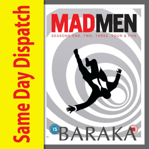 Mad Men Complete Series Seasons 1, 2, 3, 4 & 5 DVD Box Set NEW & Sealed