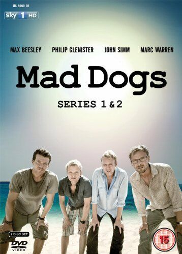 Mad Dogs Series 1 & 2 DVD Box set Region 4/Aus New & Sealed