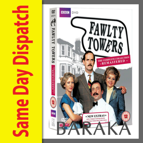 FAWLTY TOWERS Remastered Complete BBC DVD Series Seasons 1 & 2 R4 New