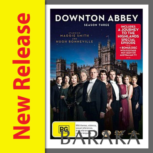 DOWNTON ABBEY COMPLETE SEASON SERIES 3 + 2012 Christmas Special DVD Box set R4