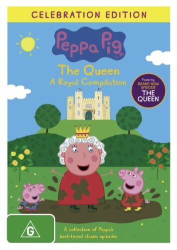 Peppa Pig The Queen - A Royal Compilation Region 4 / Aus release DVD New & Seale