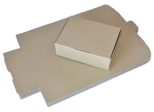 20 BX1 Mailing Packing Boxes Carton 230mm x 171mm x 78mm Die Cut brown Cardboard