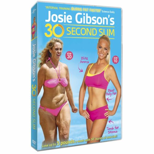 Josie Gibson's 30 Second Slim DVD R2 (fan of Jillian Michaels - 30 Day Shred)