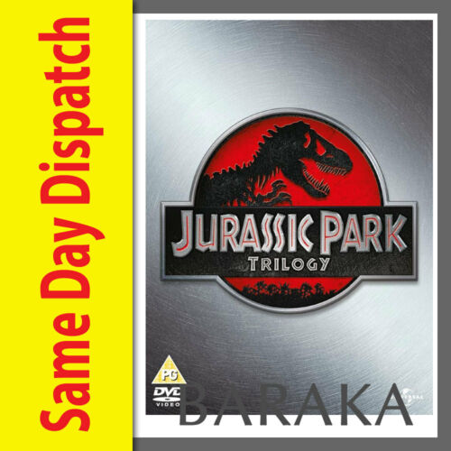 Jurassic Park Trilogy DVD box set The lost world 1 2 3 I II III Region 4 New
