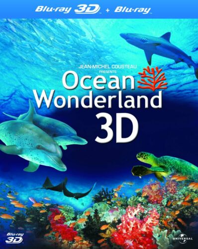 Ocean Wonderland Jean-Michel Cousteau 3D Blu Ray Region B/Aus