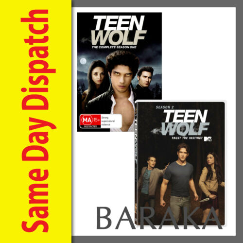 TEEN WOLF Series Season 1 & 2 DVD R4 New 6 Discs