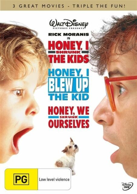 Honey, I Shrunk The Kids, Blew up Kids, Shrunk ourselves Trilogy DVD R4 New