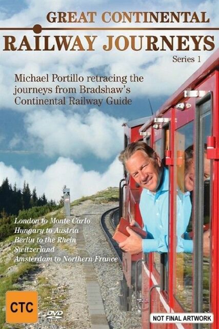 Great Continental Railway Journeys : Series 1 (DVD, 2018, 2-Disc Set) R4