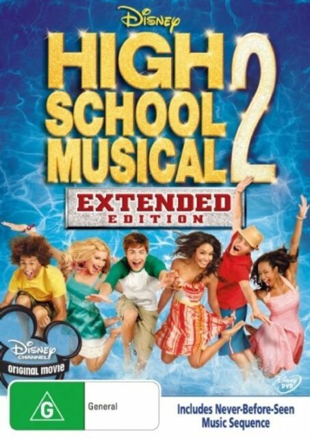High School Musical 2 Extended Edition DVD Region 4 New disney Original movie