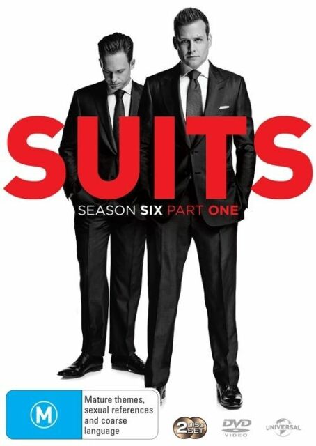 Suits : Season 6 : Part 1 (DVD, 2016, 2-Disc Set) R4