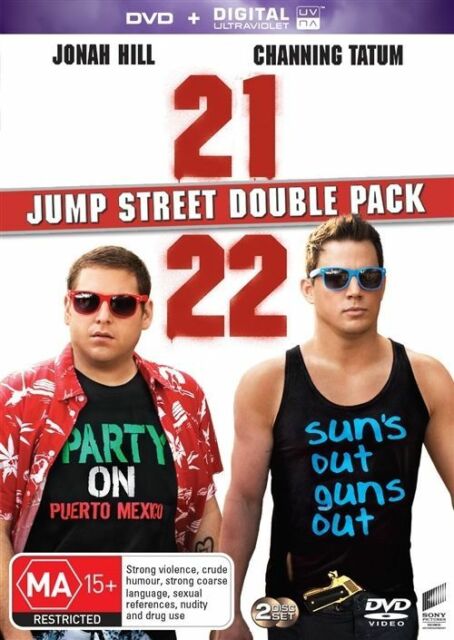 21 Jump Street & 22 Jump Street DVD R4 New Channing Tatum & Jonah Hill