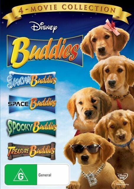 Buddies 4 Movie Collection DVD Snow / Space / Spooky / Treasure Buddies R4 New