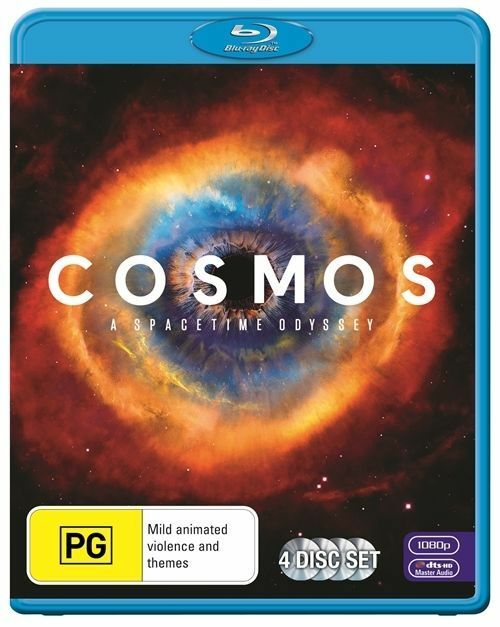 A Cosmos - Spacetime Odessey (Blu-ray, 2014, 4-Disc Set) RB