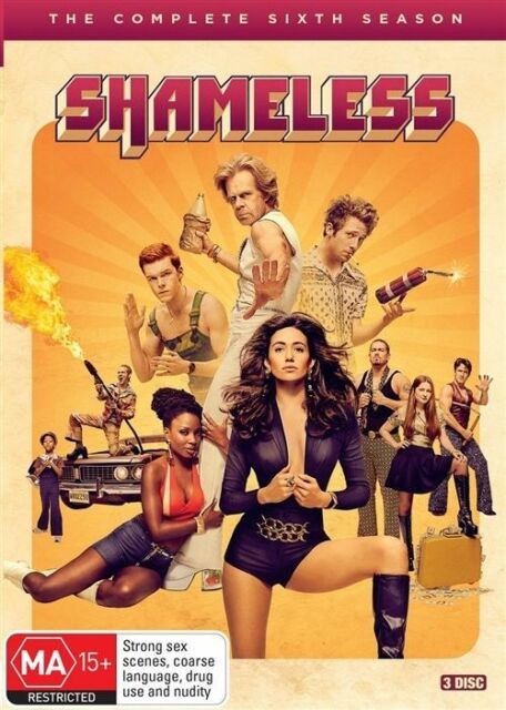 Shameless : Season 6 DVD, 2017, 3-Disc Set R4